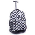 thumbnail image 1 of J World Boys And Girls Sunrise 18" Rolling Backpack For School And Travel, Icon Checkers, 1 of 6