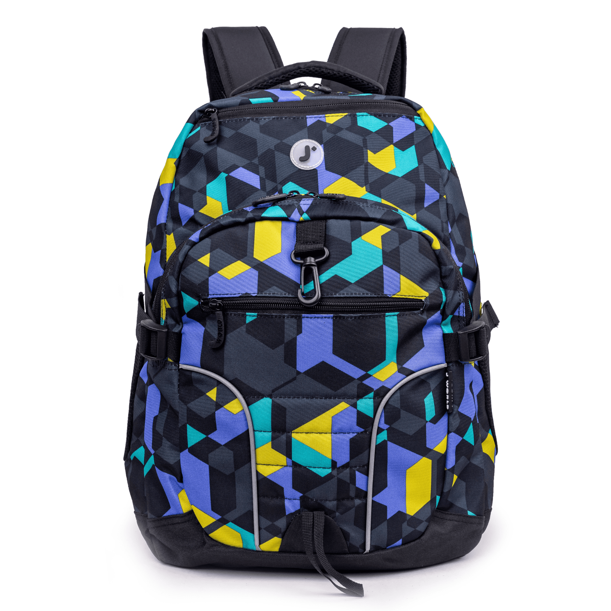J World Boys and Girls Atom 18.5 Multi Compartment Laptop Backpack for School and Travel Cubes Walmart