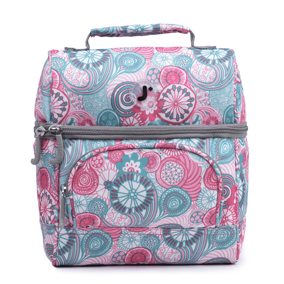 J World Boys and Girls Corey Insulated Kids Lunch Bag for School, Blue Raspberry