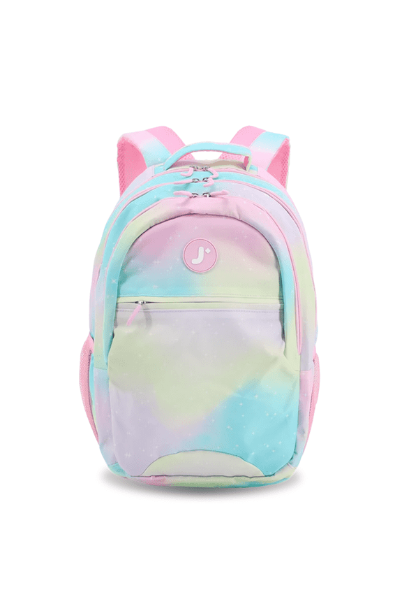 J World Boys and Girls Cornelia 18" Multi Compartment Laptop Backpack for School and Travel, Aurora