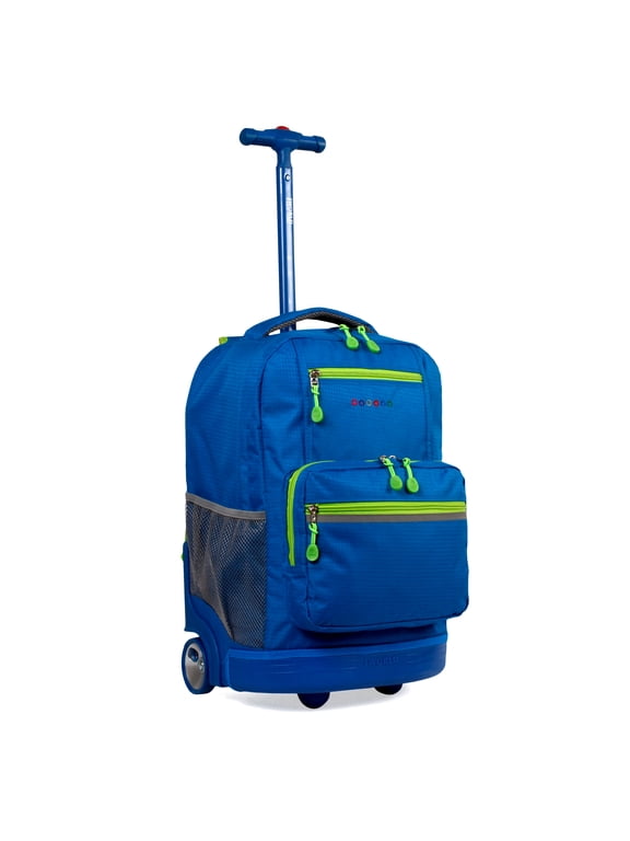 J World Boys And Girls Sunlight 18" Rolling Backpack, Blue
