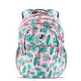 thumbnail image 1 of J World Girls Cornelia 18" Multi Compartment Laptop Backpack for School and Travel, Palm Leaves, 1 of 6