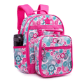 thumbnail image 1 of J World Girls Duet 16" Kids Backpack & Detachable Lunchbox Set, Blue Raspberry, 1 of 6