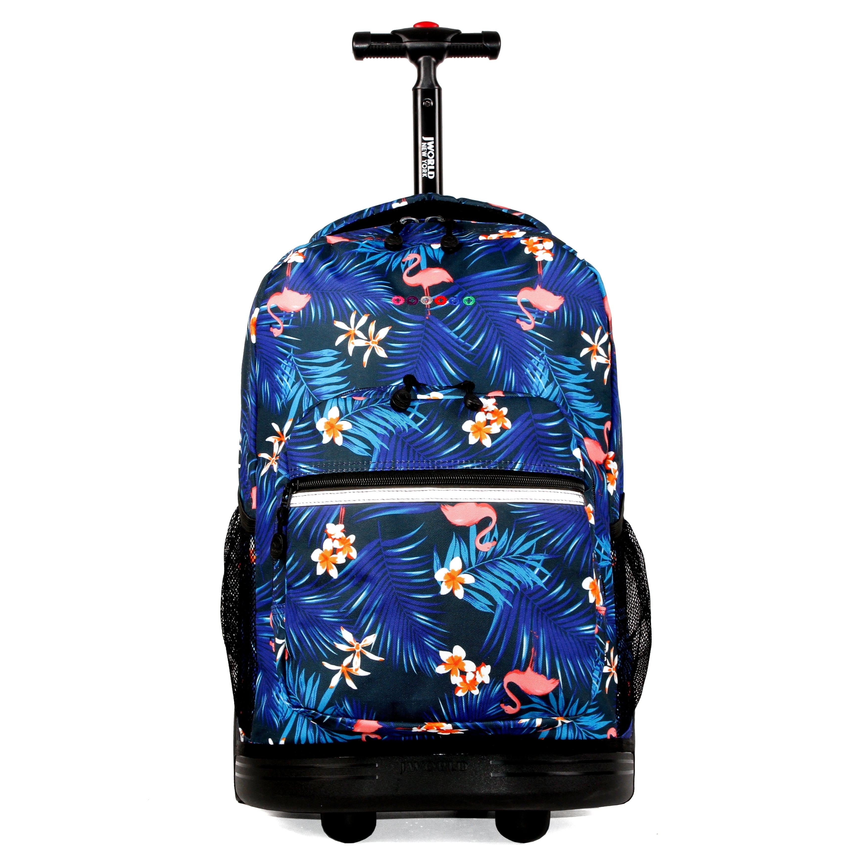 J World New York Sunrise Rolling Backpack