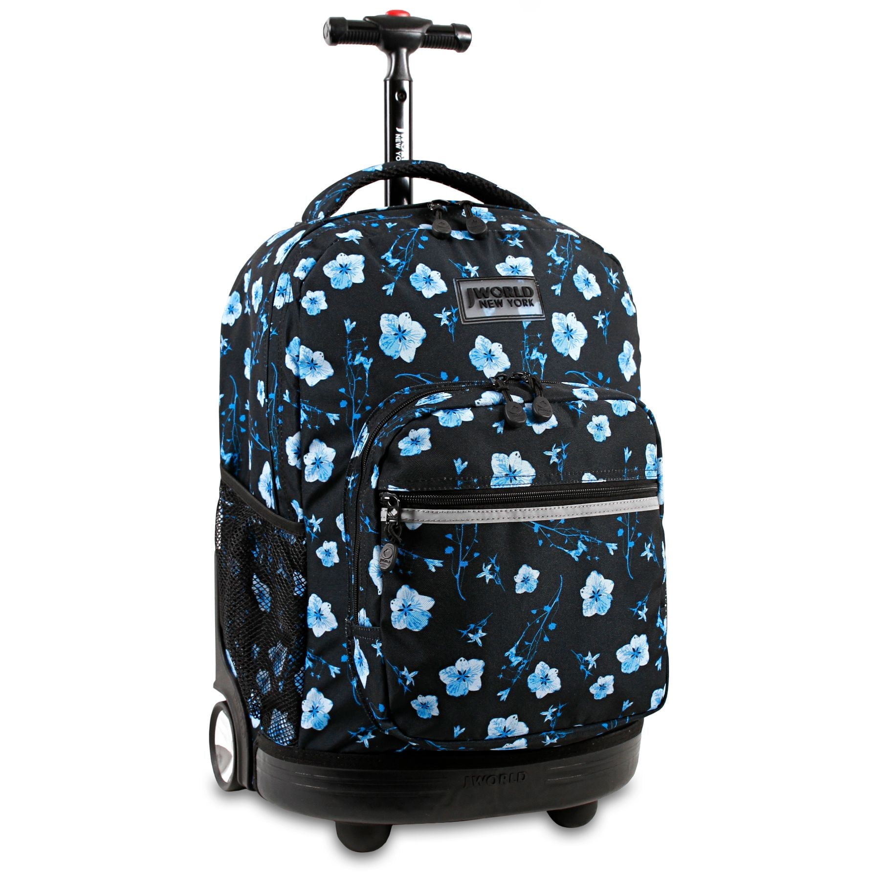 Free Shipping J World Girls Sunrise 18 Rolling Backpack for School and Travel Night Bloom Walmart