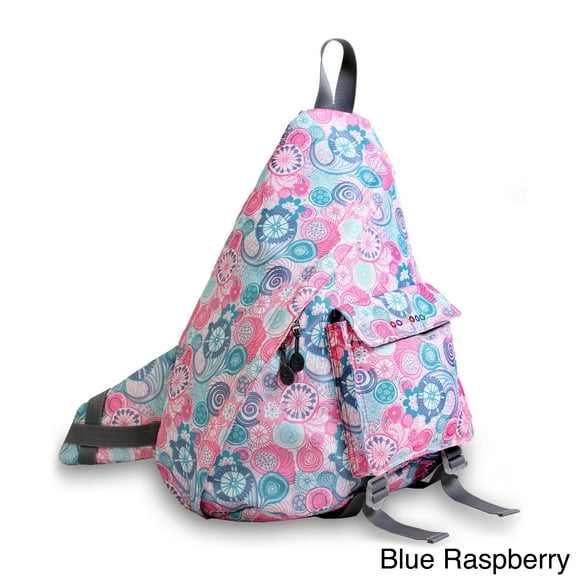 J World Kitten 19-inch Sling Backpack, Blue Raspberry