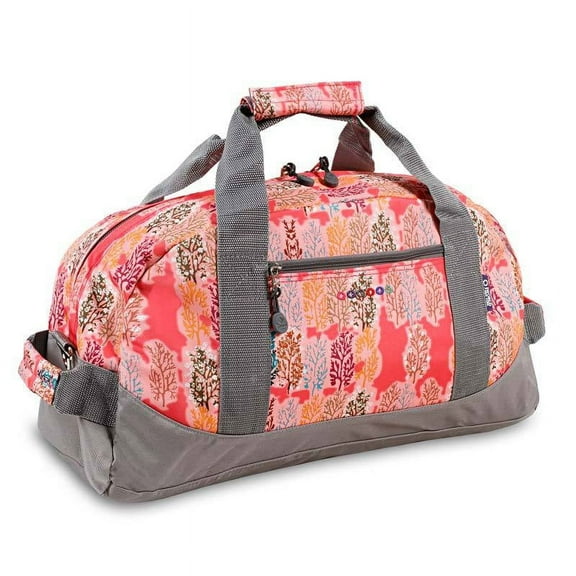 J World Lawren Sports Duffle Bag (21~30"), Pink Forest