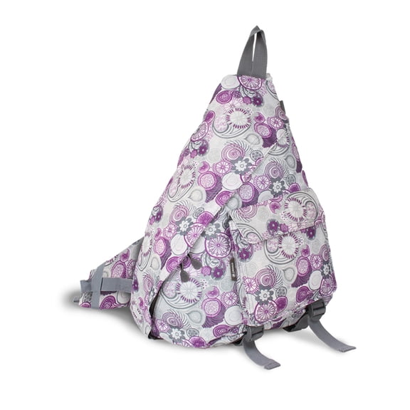 J World  Lemon Print Kitten 19-inch Sling Backpack