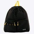 thumbnail image 1 of J World Mod Drawstring Backpack, Black/Yellow, 1 of 11