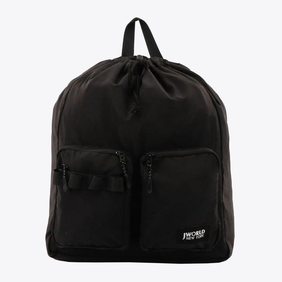 J World Mod Drawstring Backpack, Black