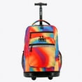 thumbnail image 1 of J World Unisex Sundance 20" Rolling Backpack with Laptop Sleeve for School and Travel, Heat, 1 of 4