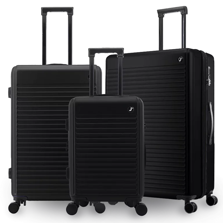 J World North 3PC Set Luggage Black