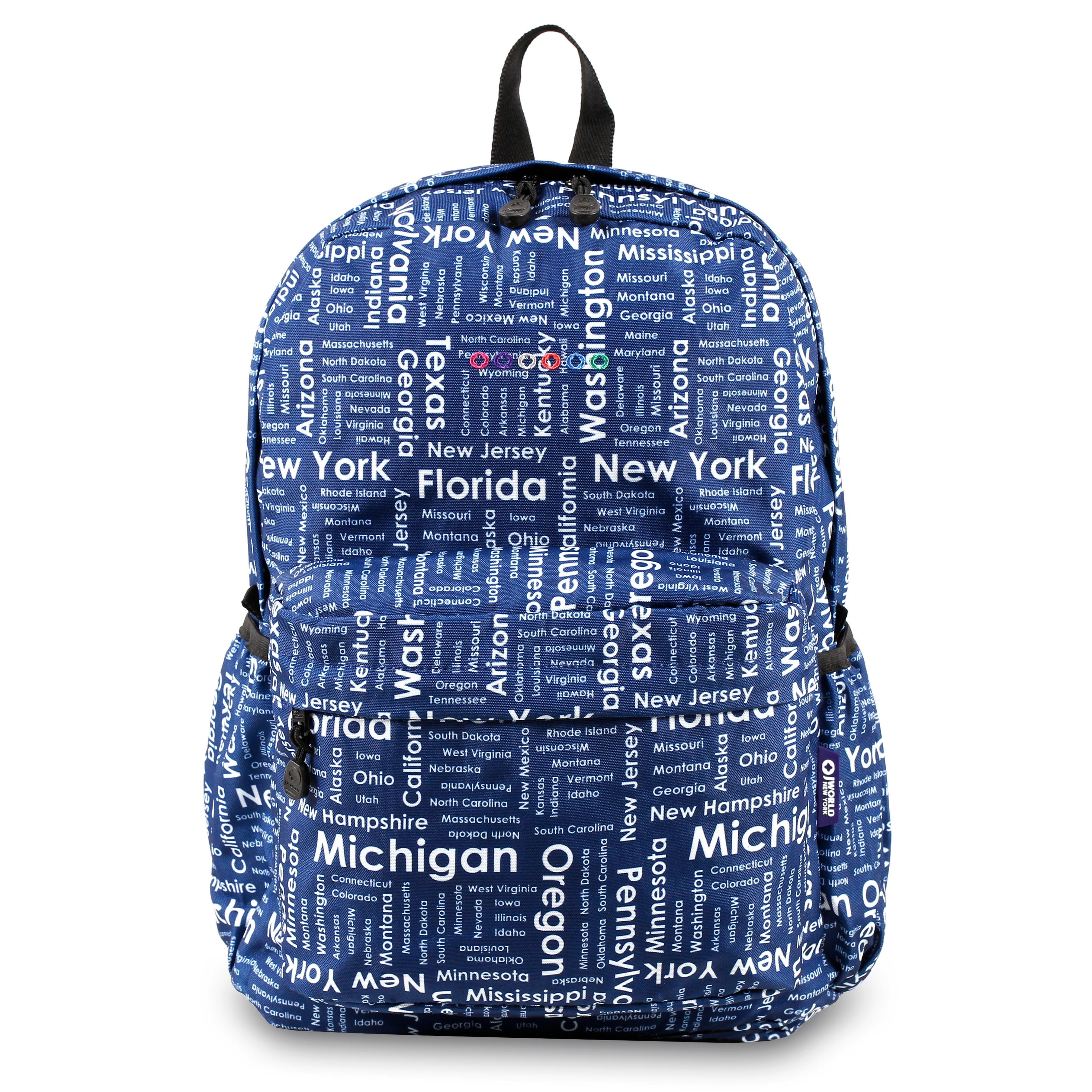 J World Oz 17" Day Backpack for School and Travel, Road Trip