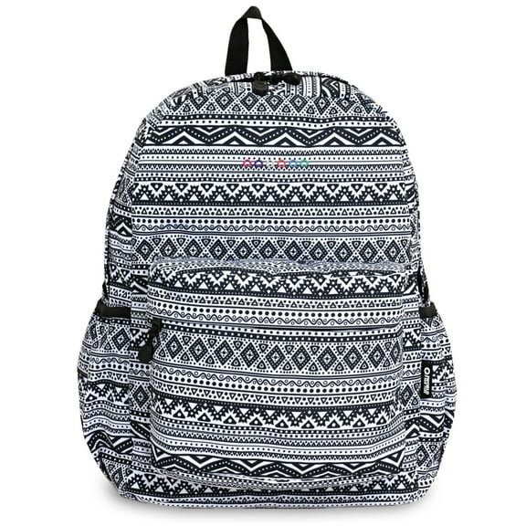 J World Oz 17" Day Backpack for School and Travel, Tribal