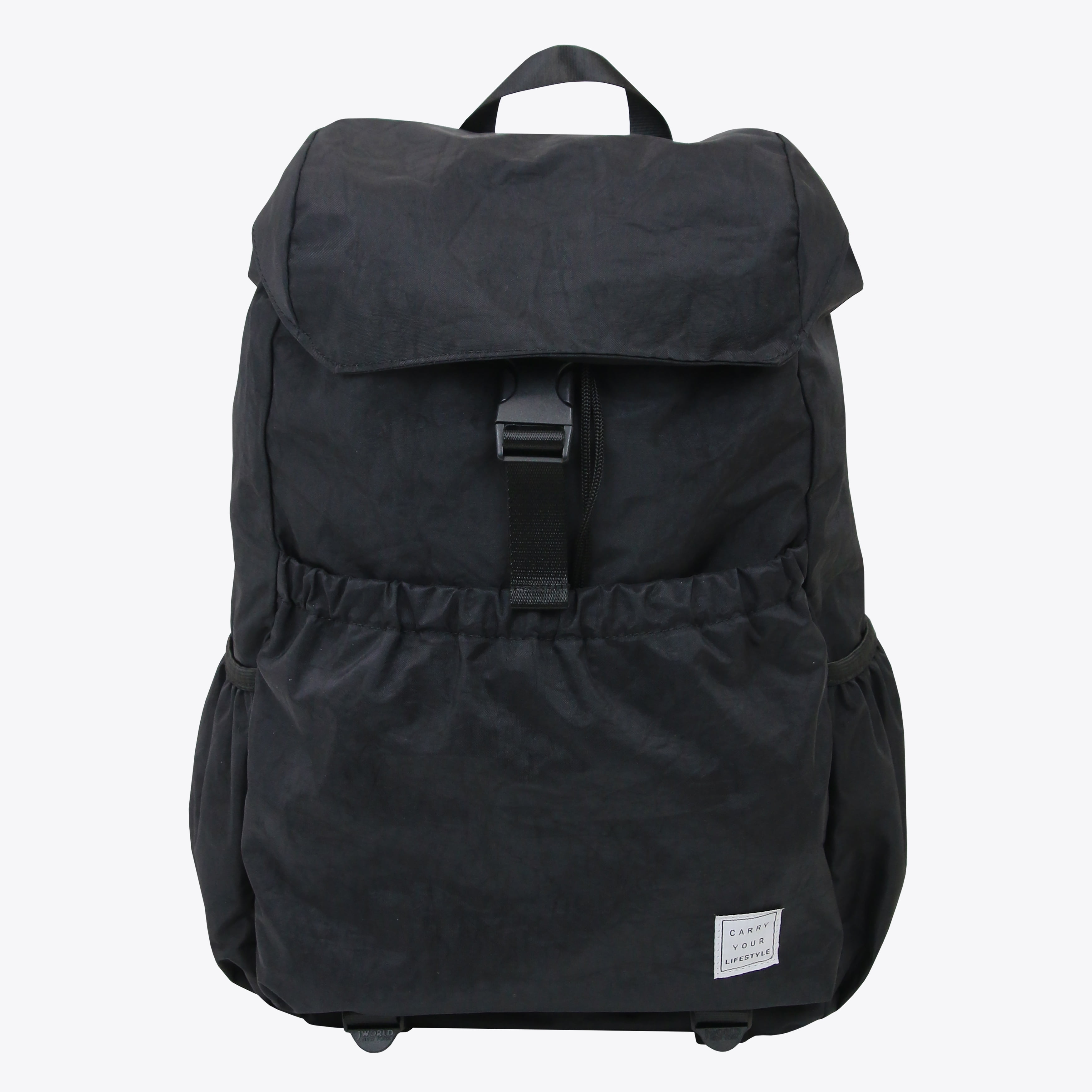 J World Tour 18" lightweight Backpack for School and Travel, Black