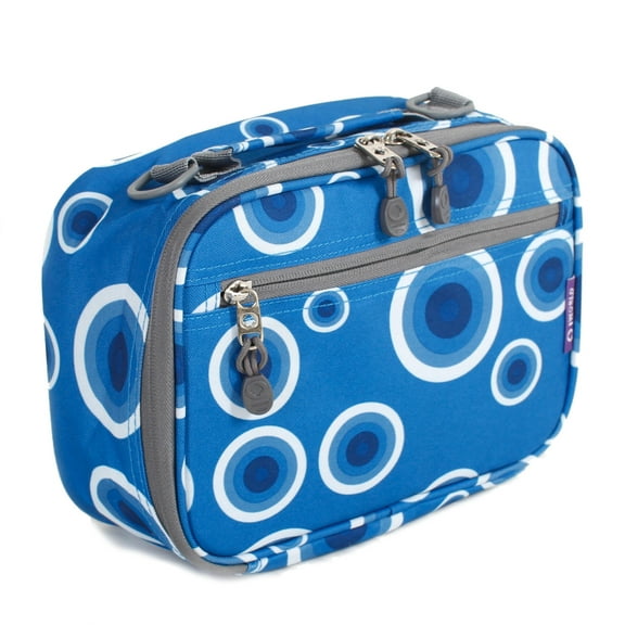 J World Unisex Cody Lunch Bag with Shoulder Strap, Blue