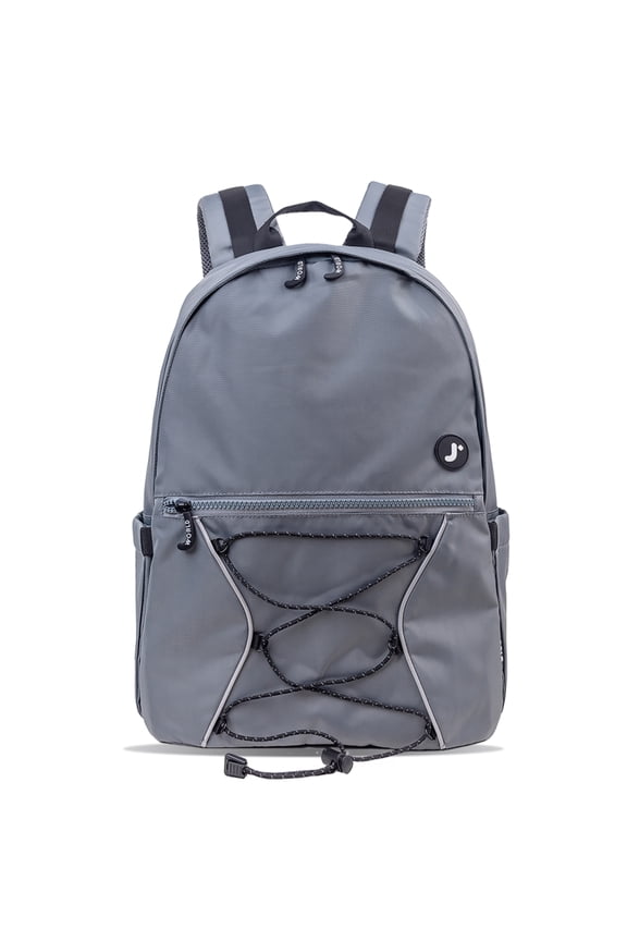 J World Unisex Cristos 17" Backpack, Grey
