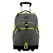 J World Unisex Luna 19.5 Multi-Purpose Laptop Rolling Backpack, Grey
