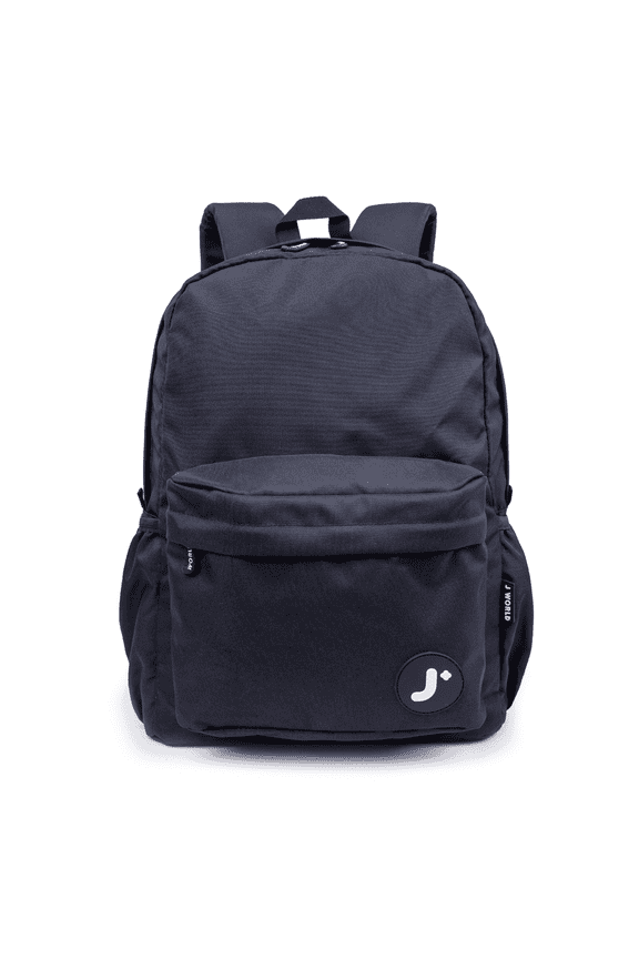 J World Unisex Oz 17" Daily Backpack For School And Travel, Black