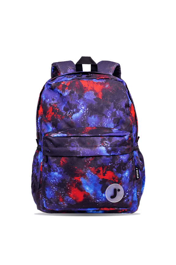 J World Unisex Oz 17" Daily Backpack For School And Travel, Galaxy