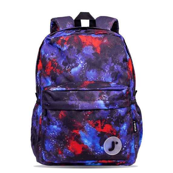 J World Unisex Oz 17" Daily Backpack For School And Travel, Galaxy