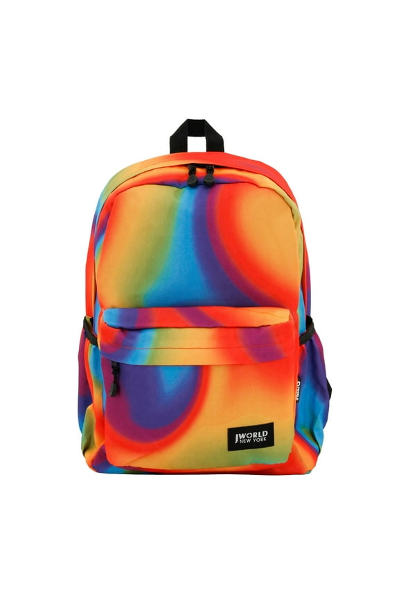 J World Unisex Oz 17" Daily Backpack For School And Travel, Heat