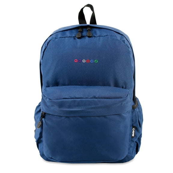 J World Unisex Oz 17" Daily Backpack For School And Travel, Navy