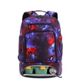 thumbnail image 1 of J World Unisex Packmate 2 in 1 Backpack With Built-in Lunch Bag, Galaxy, 1 of 8