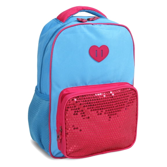 J World Unisex Sprinkle 14" Kids Backpack for School, Sky Blue