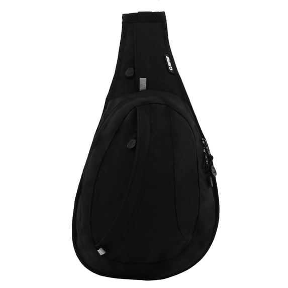 J World Unisex Stacy Sling Bag Crossbody Single Shoulder Bag, Black