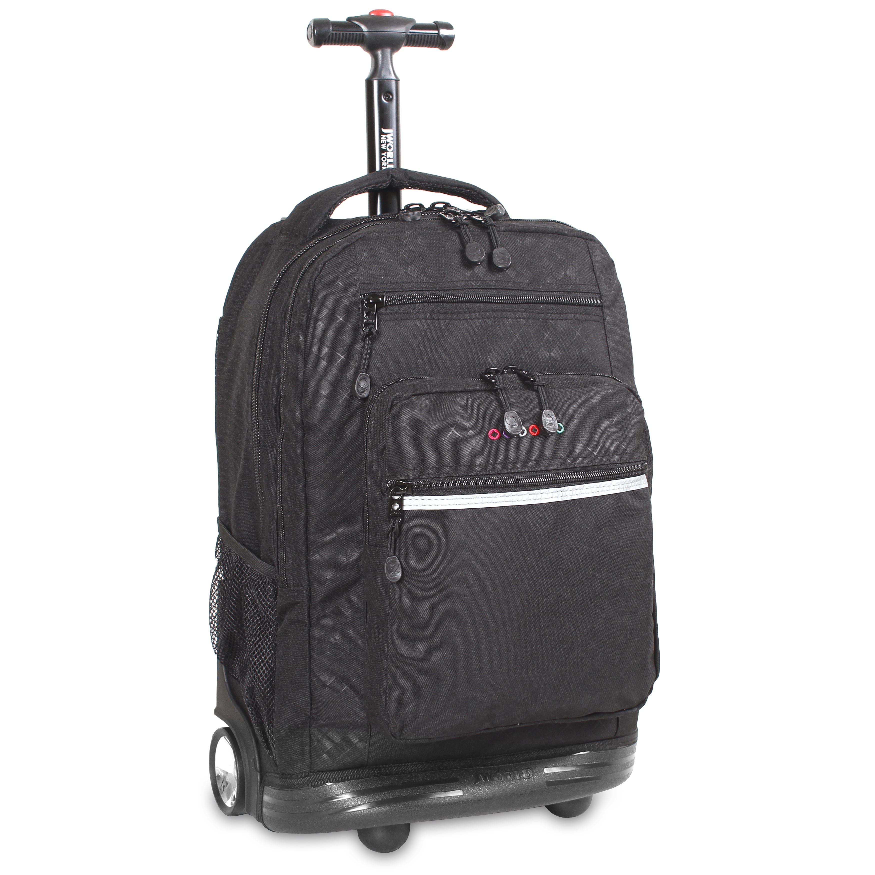 J World Unisex Sundance 20" Rolling Backpack with Laptop Sleeve for