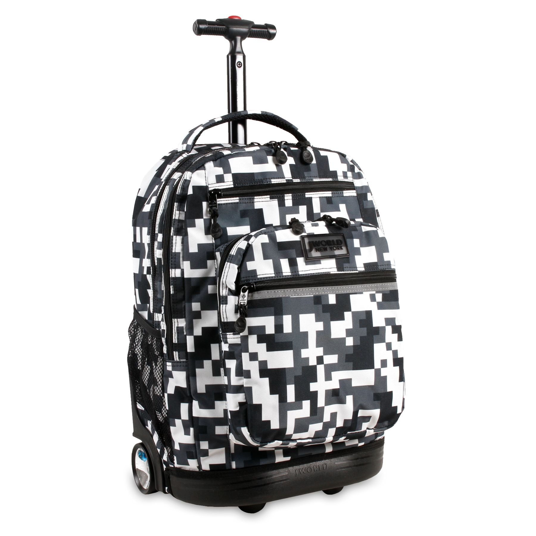 J World Unisex Sundance 20" Rolling Backpack with Laptop Sleeve for School and Travel, Camo - image 1 of 7