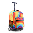 thumbnail image 1 of J World Unisex Sunrise 18" Rolling Backpack For School And Travel, Heat, 1 of 7