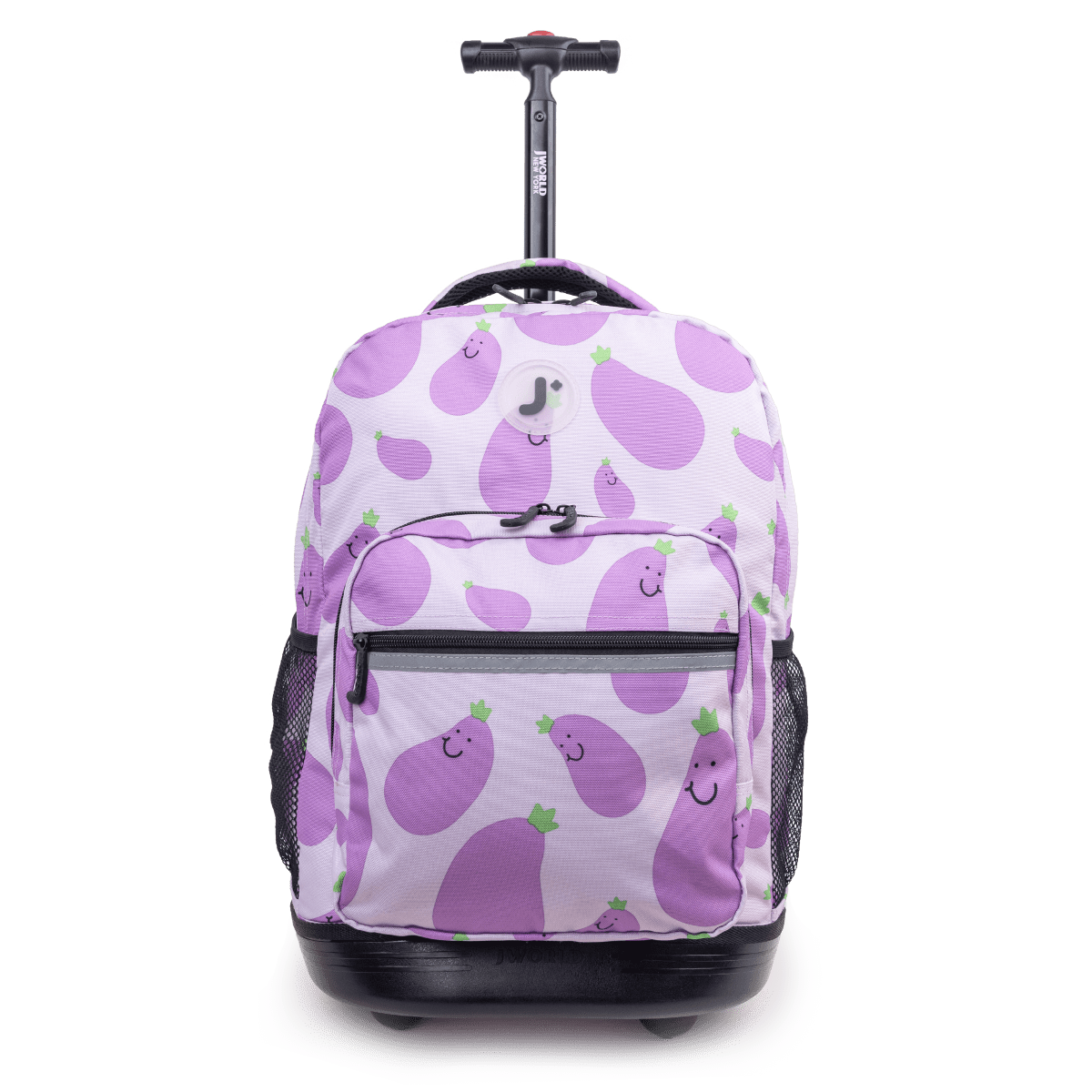 J World Unisex Sunrise 18" Rolling Backpack For School And Travel, MR