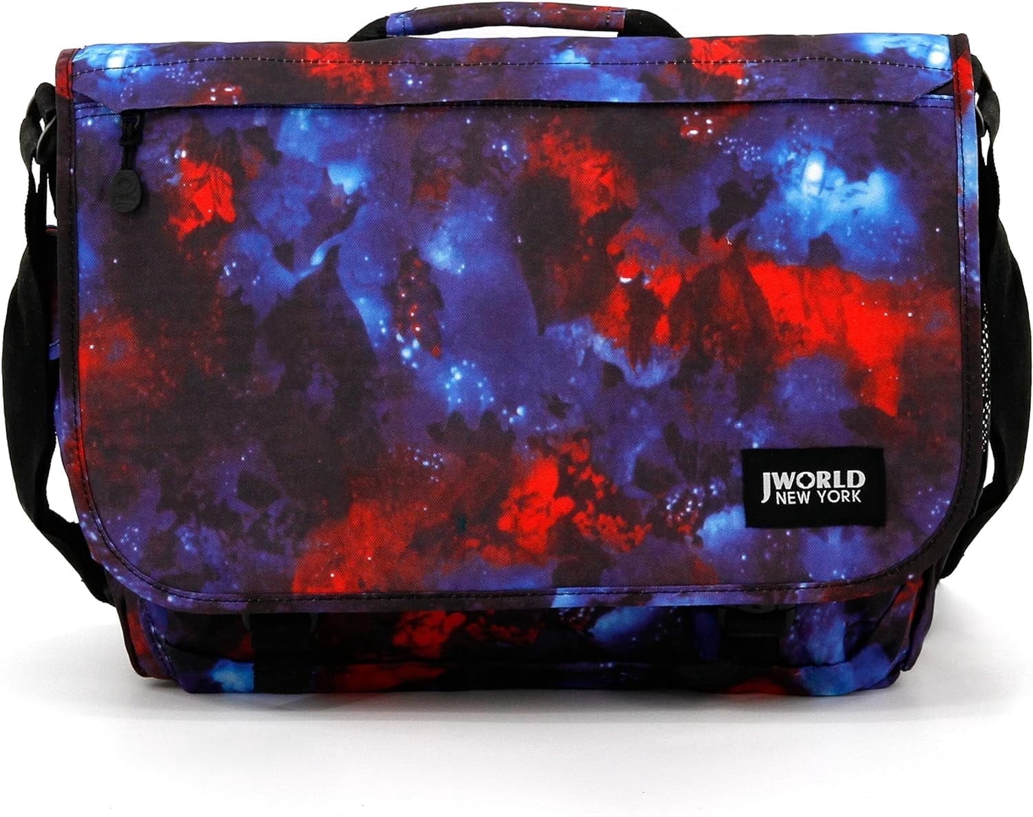 J World Unisex Thomas 16" Messenger Bag With Laptop Sleeve For School And Travel, Galaxy