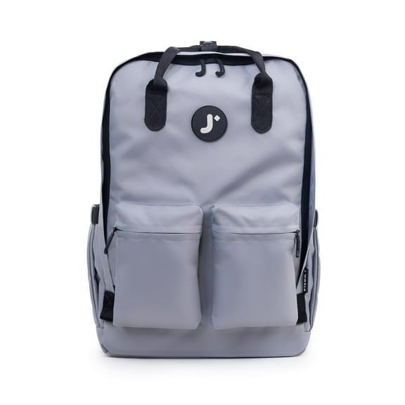 J World Unisex Timo Laptop 17.5" Backpack, Grey