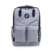 J World Unisex Timo Laptop 17.5 Backpack, Grey