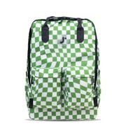 J World Unisex Timo Laptop 17.5 Backpack, Matcha Checkers
