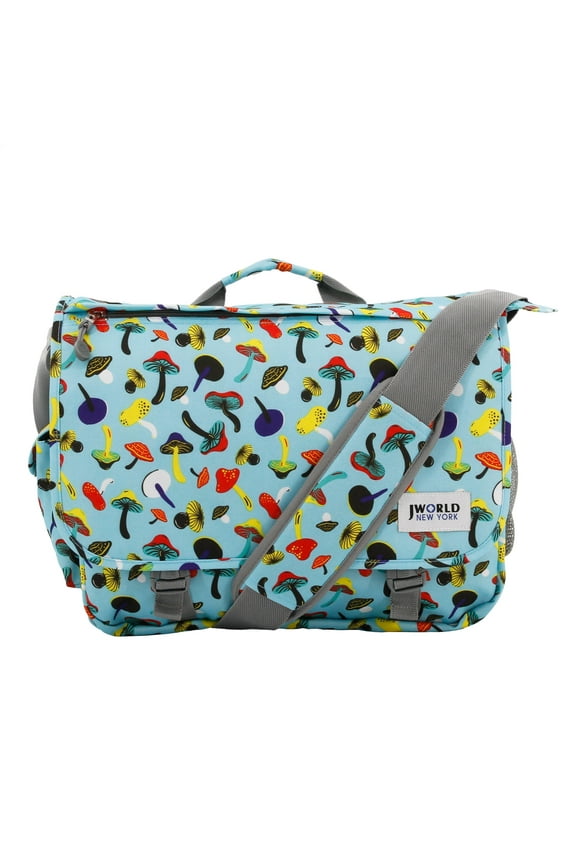 J World Women'S Thomas 16" Messenger Bag With Laptop Sleeve For School And Travel, Skyshroom