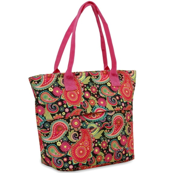 J World Womens Lola Insulated Lunch Tote Bag for School and Work, Classic Paisley