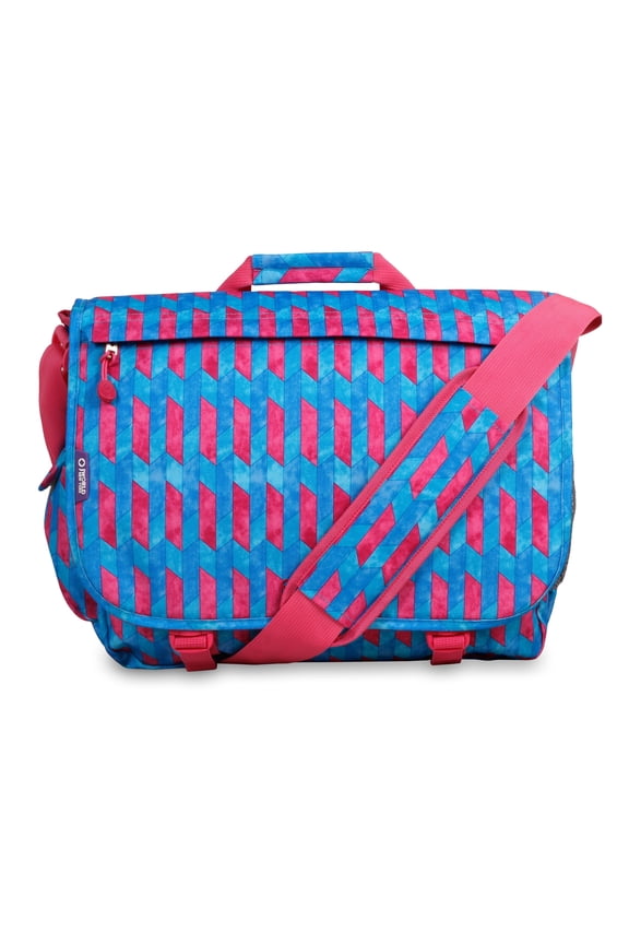 J World Womens Thomas 16" Messenger Bag with Laptop Sleeve for School and Travel, Nordic