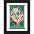 thumbnail image 1 of J. Zoucher 13x18 Black Ornate Wood Framed Double Matted Museum Art Print Titled - 5Fr Entrance. 28th Humoris Salon (1935), 1 of 5