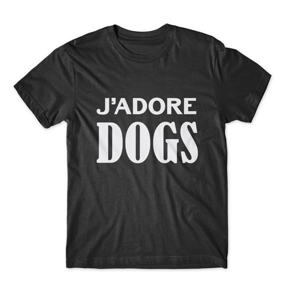 J'adore Dogs T-Shirt 100% Cotton Premium Tee