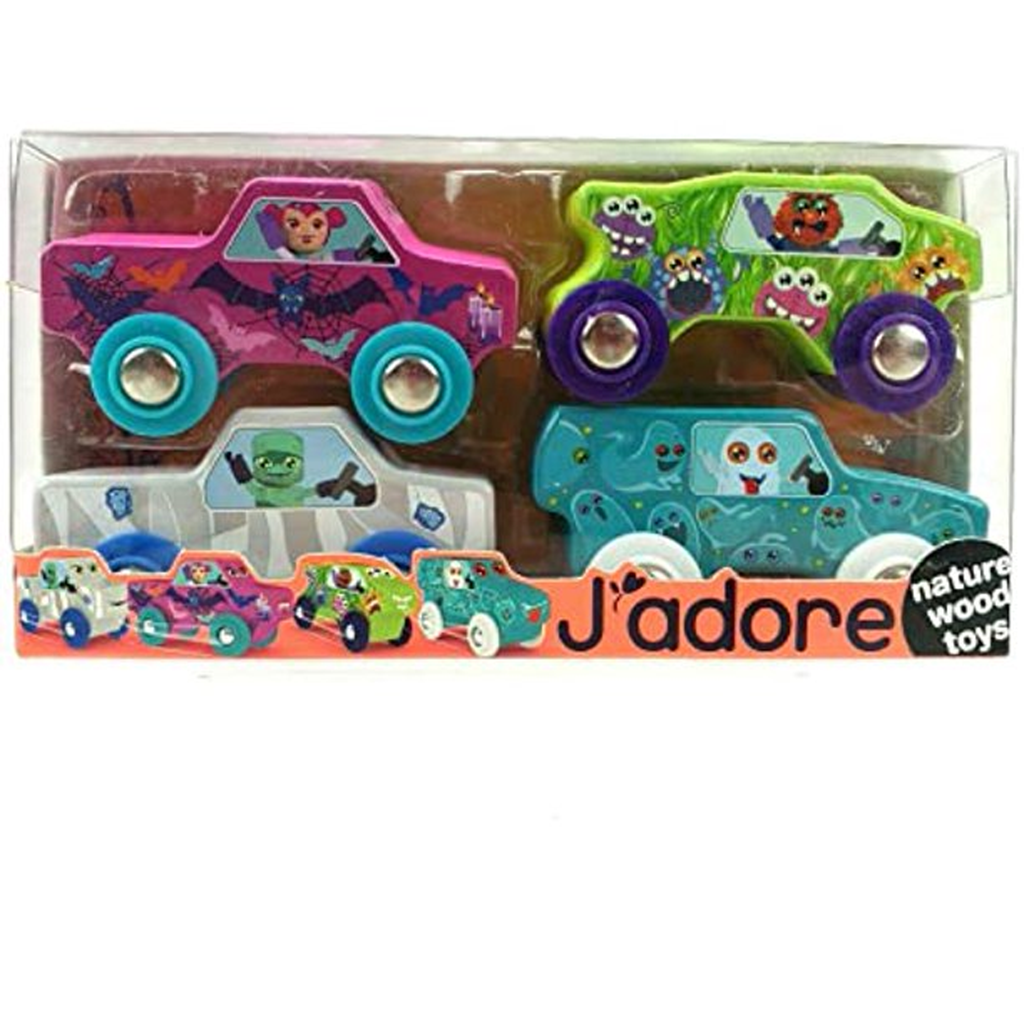 J'adore Paris Nature Wood Toys Sets - Monsters Mobile - Amazing