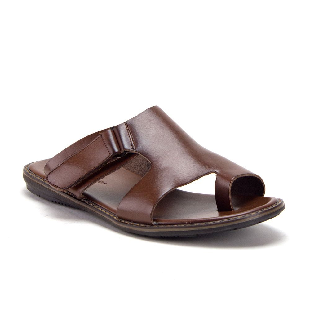 J'aime Aldo Men's 57682 Leather Lined Peasant Toe Slip On Sandals