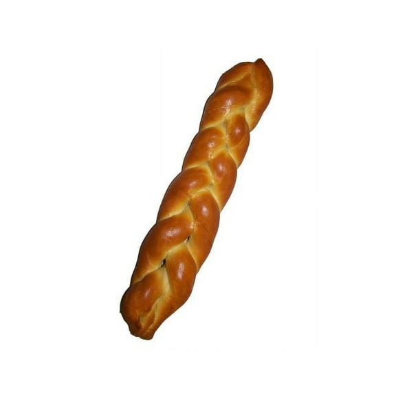 J and J Snack Braided Soft Pretzel, 7 Ounce - 50 per case.