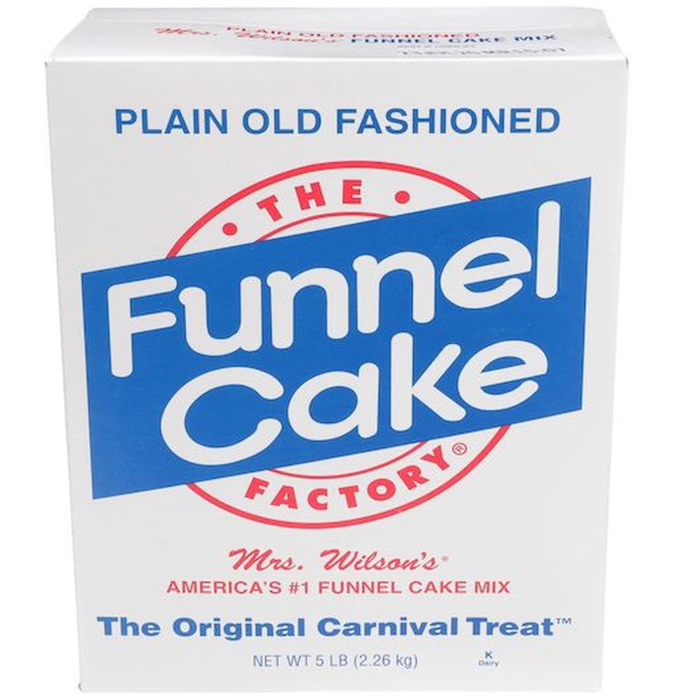 J and J The Funnel Cake Factory Funnel Cake Mix, 5 Pound 6 per case