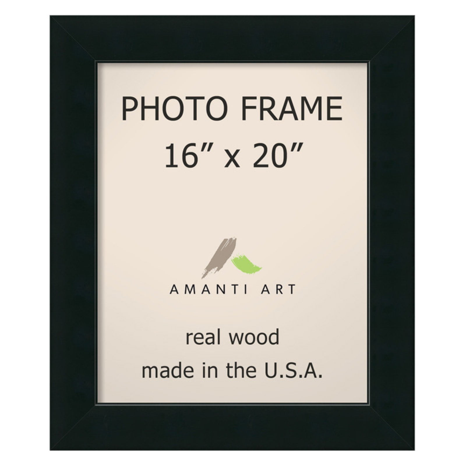 Corvino Black Solid Wood Wall Picture Frame