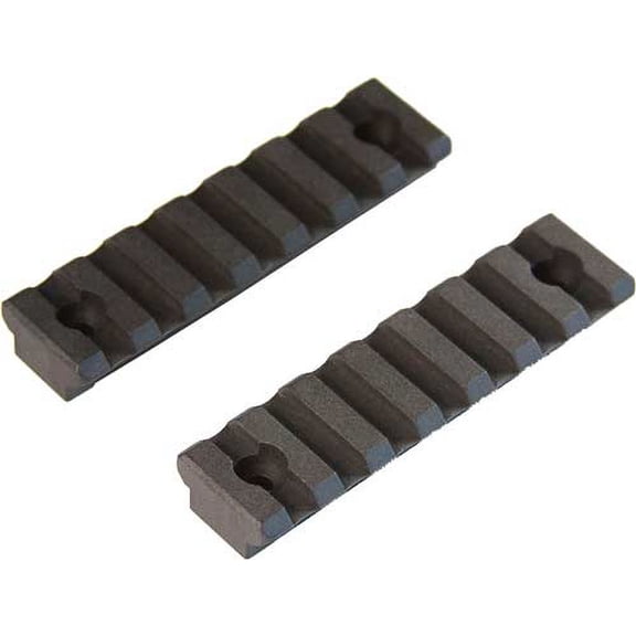 JE Machine Tech Polymer Rail, Keymod, 4 inch, 7 slot, pack of 2, Black