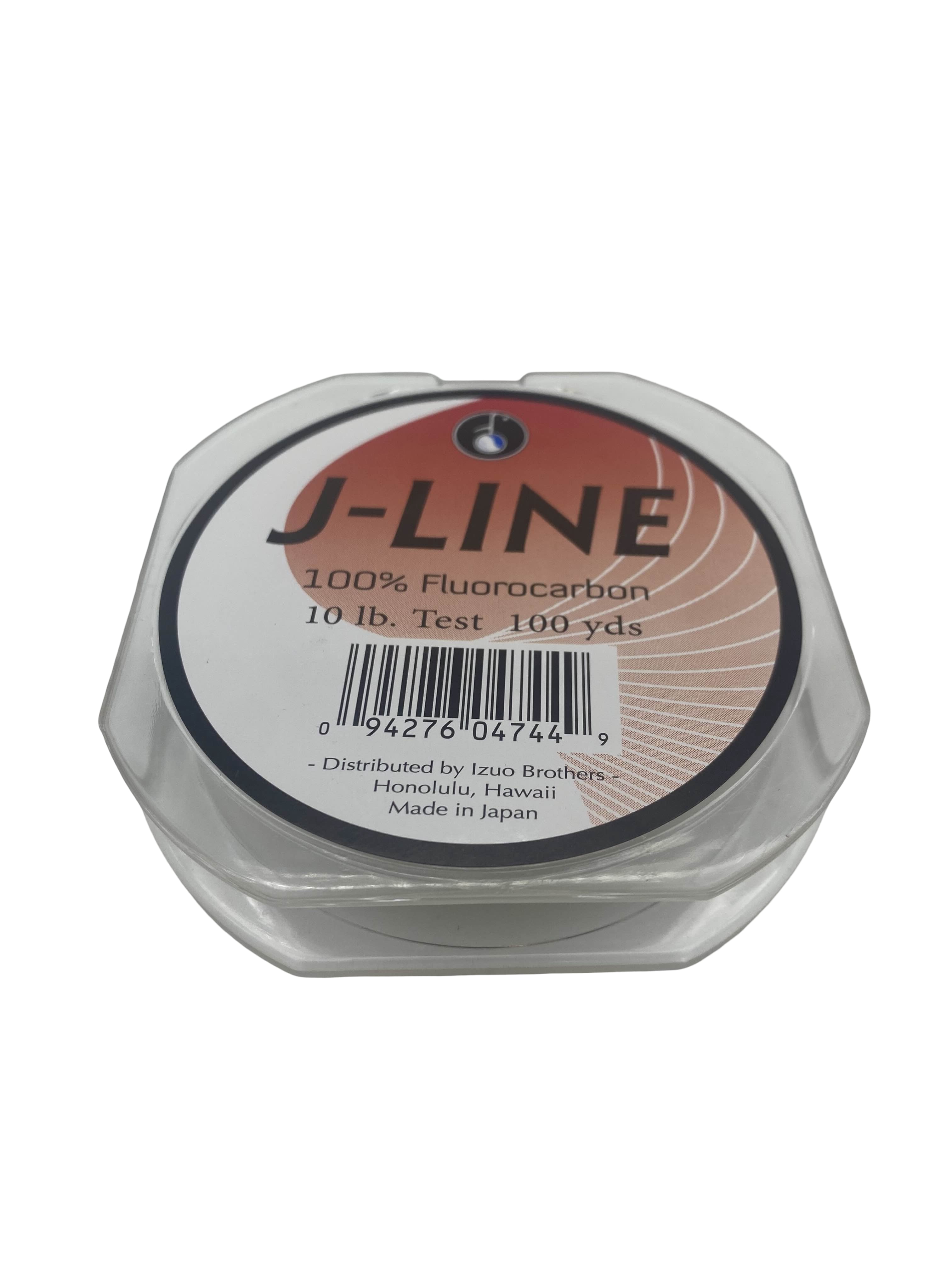 J-Line 10lb Fluorocarbon Fishing Line, 100 yd